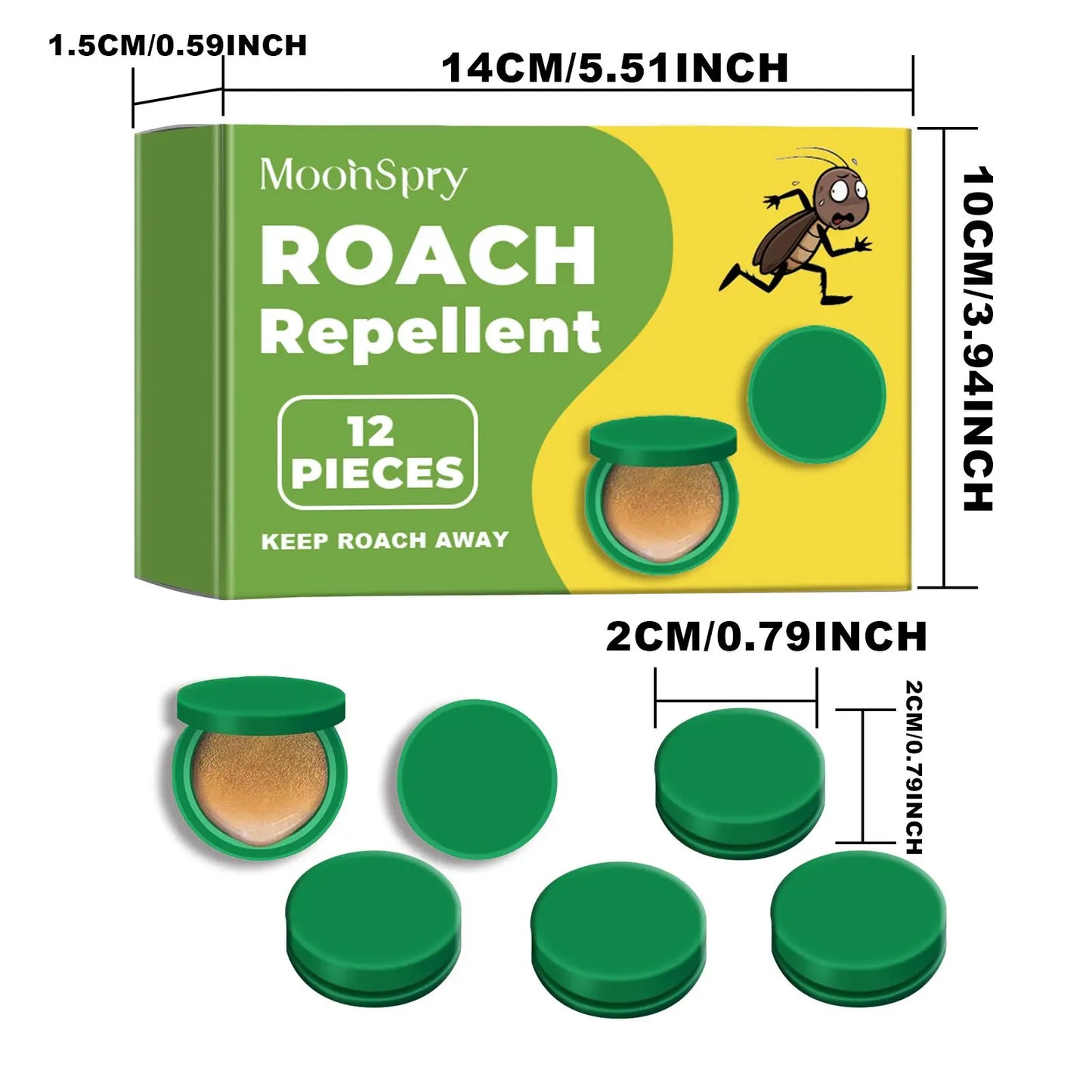 MoonSpry Roach Repellent for Kitchen & Bathroom – Safe Pest Control