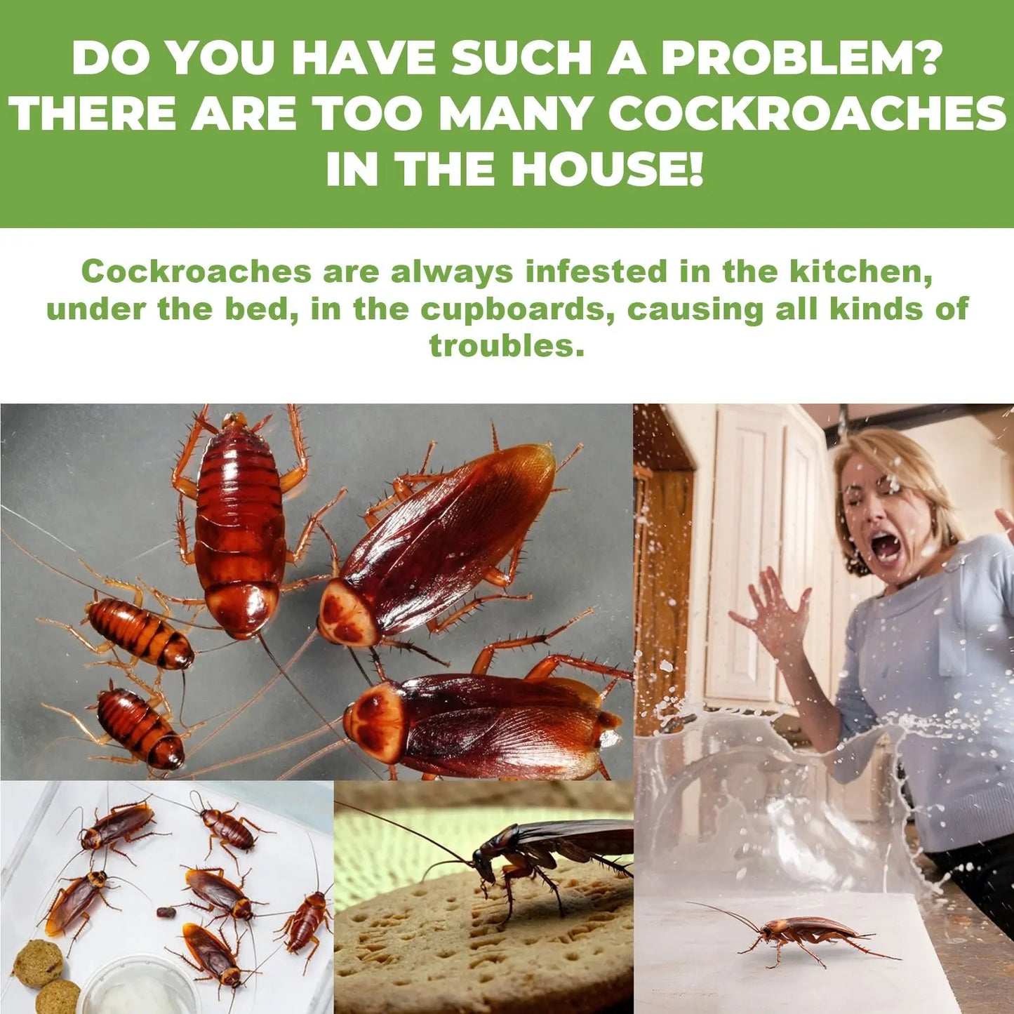 MoonSpry Roach Repellent for Kitchen & Bathroom – Safe Pest Control